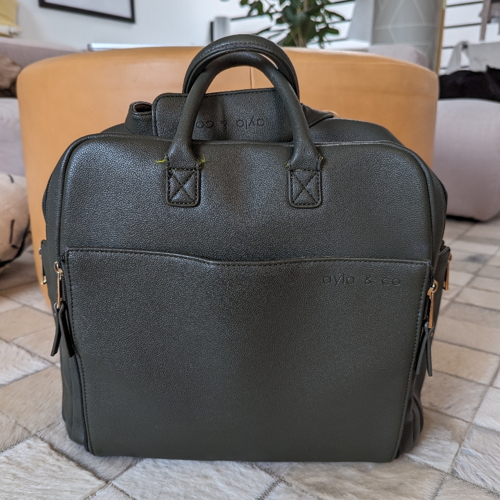 Ayla & Co Diaper Bag in Green